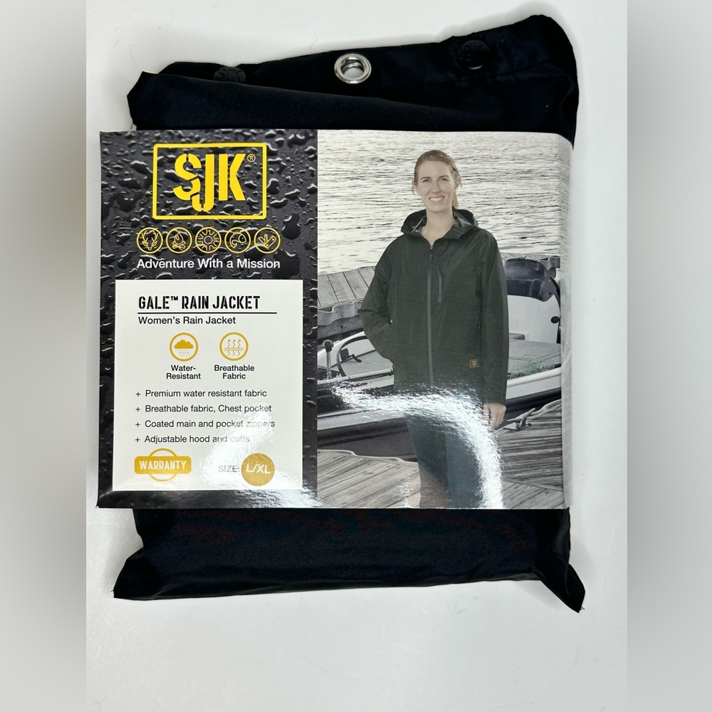 SJK Gale Rain Jacket L/XL NIP